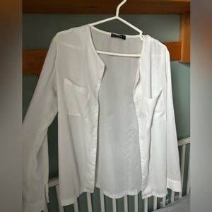 White Button Up Blouse